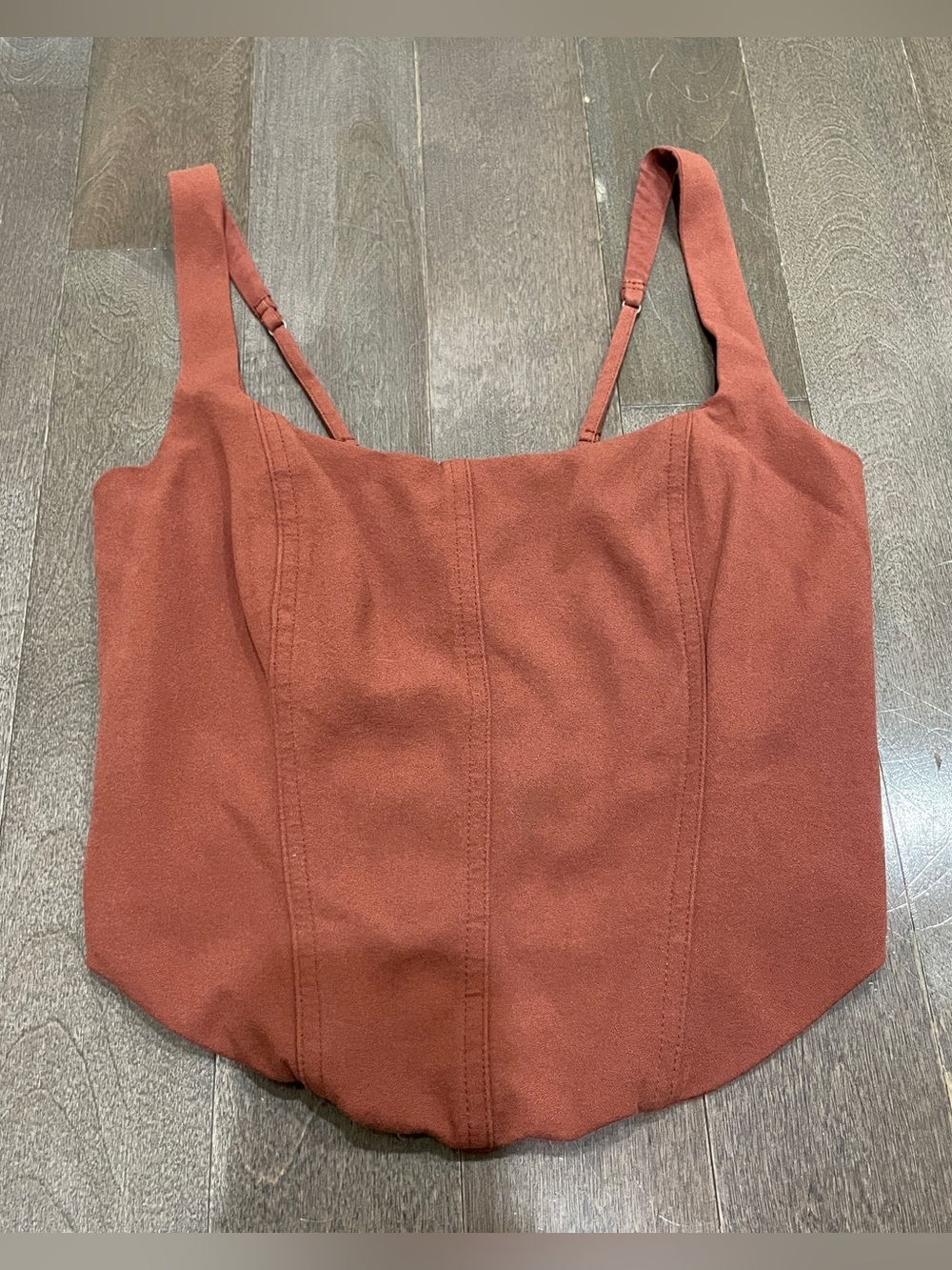 Abercrombie Corset Cropped Tank